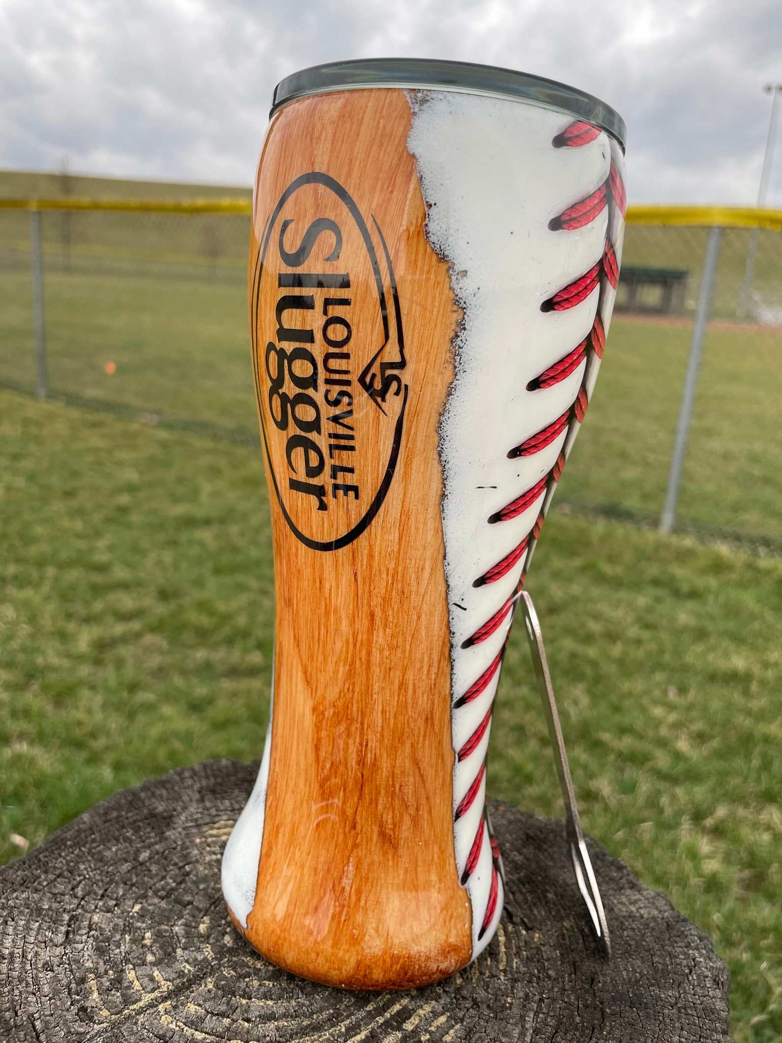 Peekaboo Baseball/bat 30oz beer stein Etsy