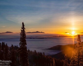 Teton Pass Sunrise Horizontal Photograph