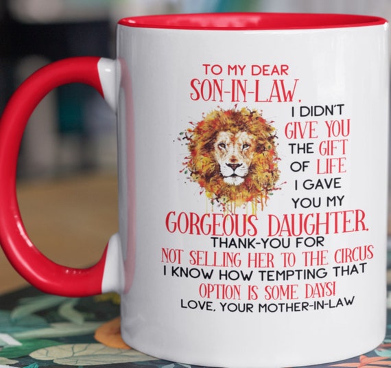 Fun Gift for Son-in-Law from Mother-in-Law, "Thank you for not selling her to the circus..." Standard Size 11oz Mug, FAST SHIPPING!