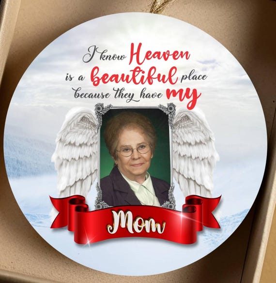 Personalized Ornament "Heaven is a Better Place...", Includes Gift Box, FAST SHIPPING!