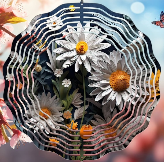 Daisy 10" Wind Spinner, FAST SHIPPING!