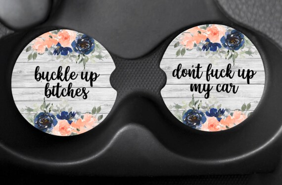 Set of 2 Car Cup Coasters, Fast FREE Shipping!
