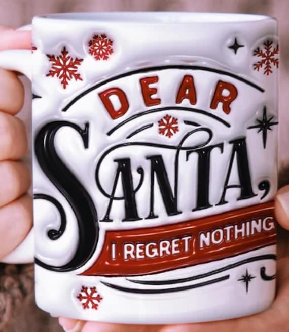 Adorable 3D/Inflated-Look Dear Sanda Coffee Mug, Great Gift!  FAST SHIPPING!