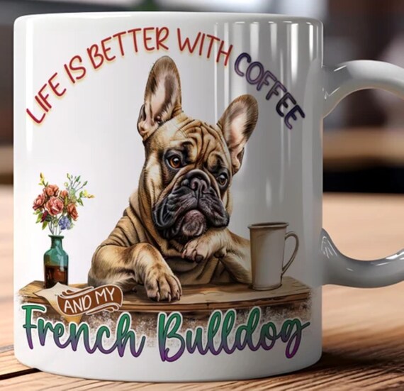 Adorable Black Pug Standard 11 oz Coffee Mug. Great Gift! FAST SHIPPING!