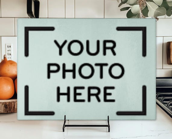 Beautiful Custom Tempered Glass 15" x 11" Cutting Board, FAST SHIPPING!