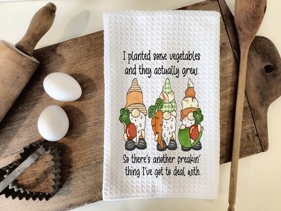 Cute Gift for Gardeners 16"x24" Kitchen Towel, FAST SHIPPING