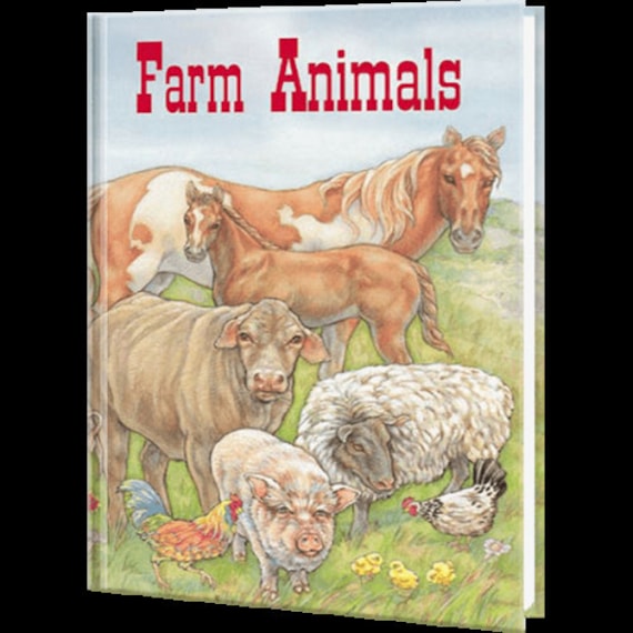 CLEARANCE! FARM ANIMALS Personalized Book, Fast Shipping!