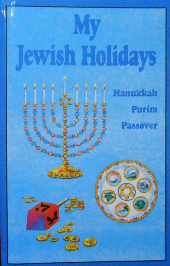 Clearance!  MY JEWISH HOLIDAYS Personalized Book, Fast Shipping!