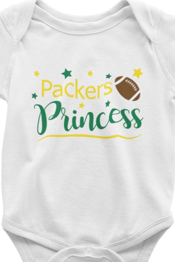 Packers Princess Infant Bodysuit or Toddler T-Shirt, Short or Long Sleeves, FAST SHIPPING!