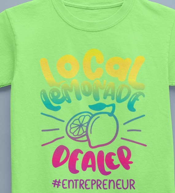 Local Lemonade Dealer #Entrepreuner T-Shirt, Toddler & Youth Sizes, FAST SHIPPING!