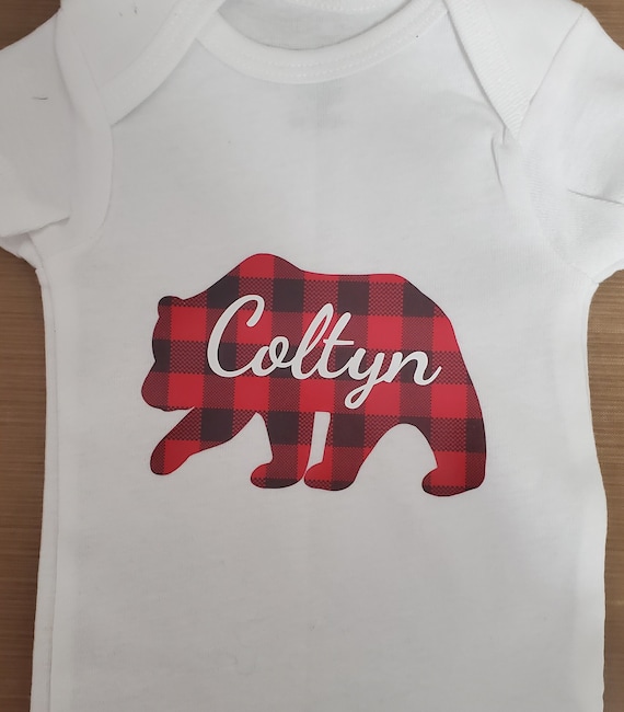 Baby Bear Onesie.... or Name of Child in Bear!