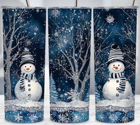 EXTRA SPARKLY, Rhinestone-like on a 20 oz Silver Glittery Tumbler, Can also be done on Regular Tumber. Fast Shipping!