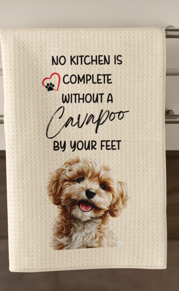 No Kitchen is Complete without a Cavapoo at Your Feet, Can choose most any breed of dog (or a picture of your own!), FAST SHIPPING