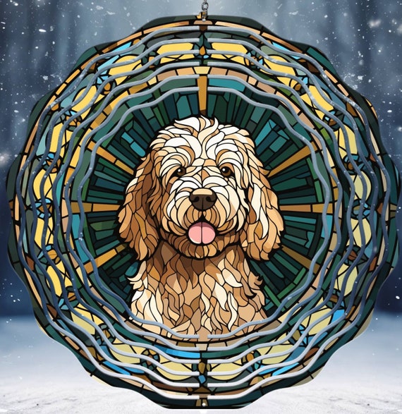 Doodle 10" Wind Spinner, Optional Spiral Tail Available, FAST SHIPPING!