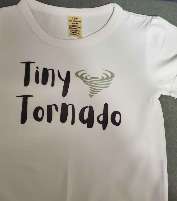 Cute "Tiny Tornado" T-Shirt or Onesie, Short or Long Sleeve Options, FAST SHIPPING!