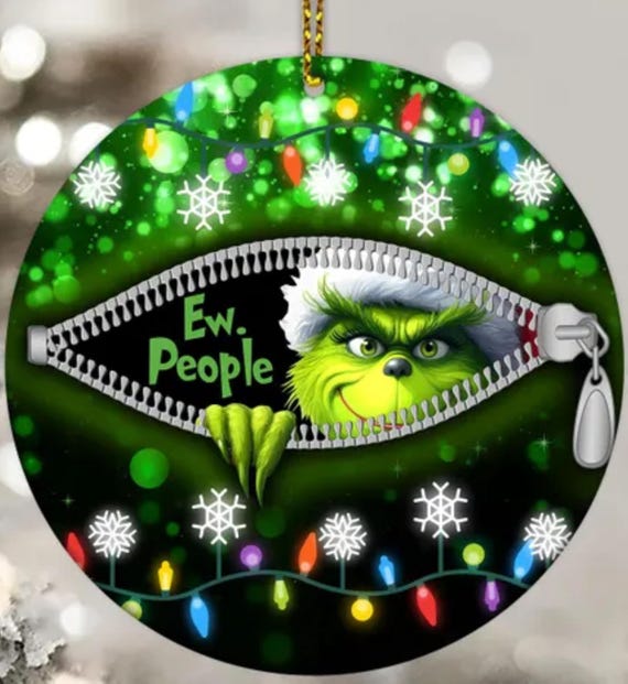 Fun "Ew...People" Ornament, Includes Gift Box, Item #O118, FAST SHIPPING!