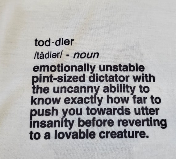 Toddler DefinitionT-Shirts..FAST SHIP