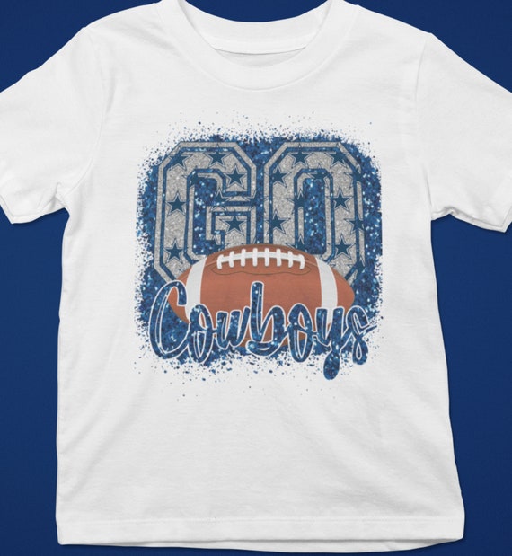 Pretty Dallas Football, Cowboys...Short or Long Sleeve Option, FAST SHIPPING!