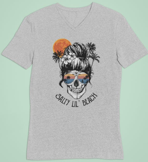 Salty Lil' Beach SKULL T-Shirt