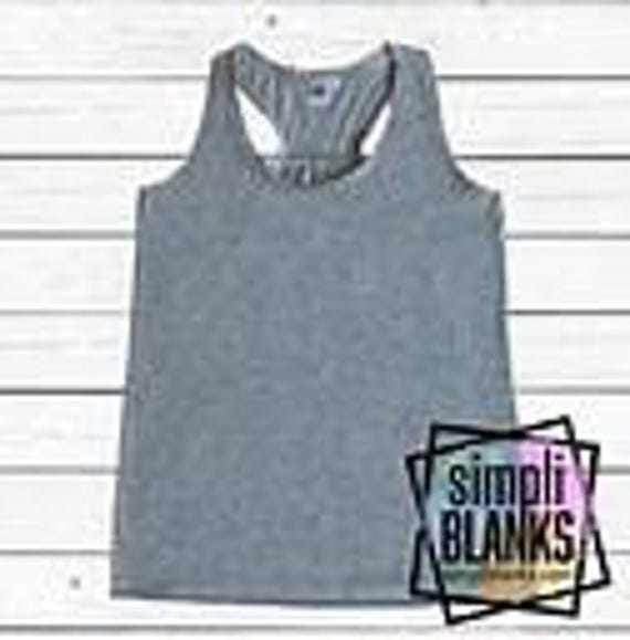 Polyester Adult Racer Back Tank Tops, Variety of Colors, Great for Sublimation or Infusible Ink