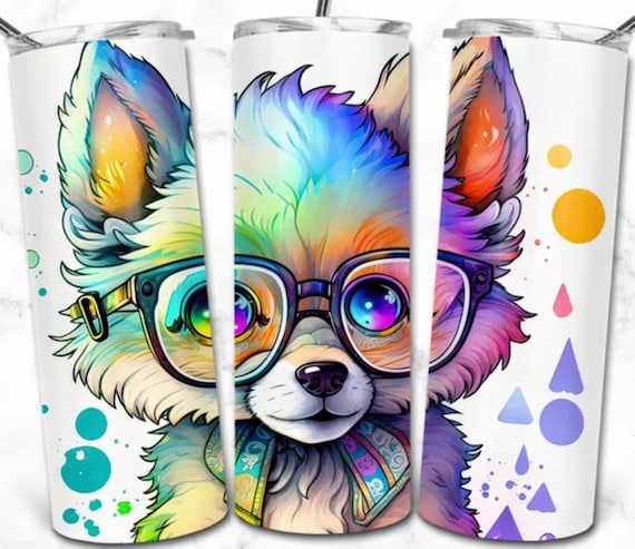 Cute Wolf 20 oz Tumbler, FAST SHIPPING!