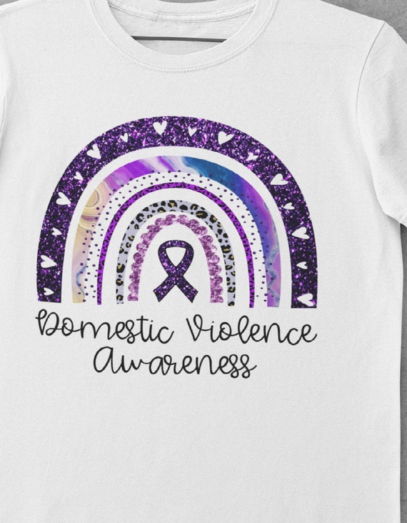 Domestic Violence Awareness Rainbow T-Shirt
