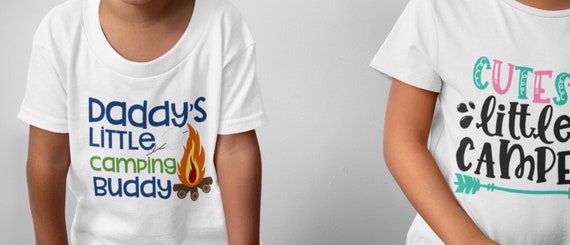 Cute Kids' Camping T-Shirts or Bodysuits!  Short or Long Sleeves, FAST SHIPPING!