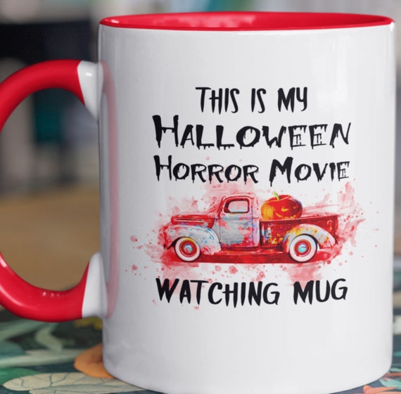 This is my Halloween Horror Movie Watching Mug, Gift for Horrow Movie Fans, Scary Movie Mug