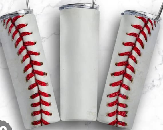 Baseball 20 oz Double-Wall Stainless Steel Tumbler, Can add Name, FAST SHIPPING!
