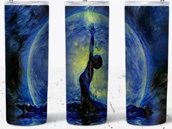 Magic Yoga Moonlight 20 oz Double-Wall Stainless Steel Tumbler, FAST SHIPPING!