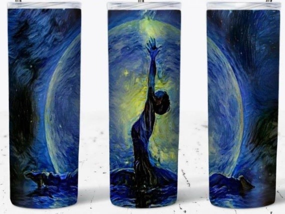 Magic Yoga Moonlight 20 oz Double-Wall Stainless Steel Tumbler, FAST SHIPPING!