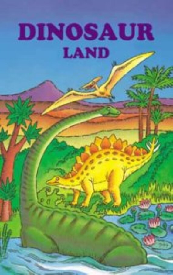 Clearance!  DINASAUR LAND Personalized Book, Fast Shipping!