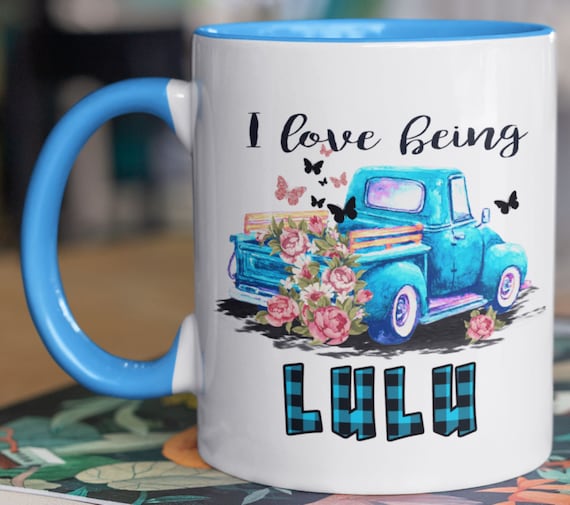 CLEARANCE!  "I Love Being Lulu", LARGE 15 oz Coffee Mug