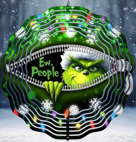 Fun "Ew, People" 10" Wind Spinner, Item #SP306, Optional Spiral Tail Available, FAST SHIPPING!
