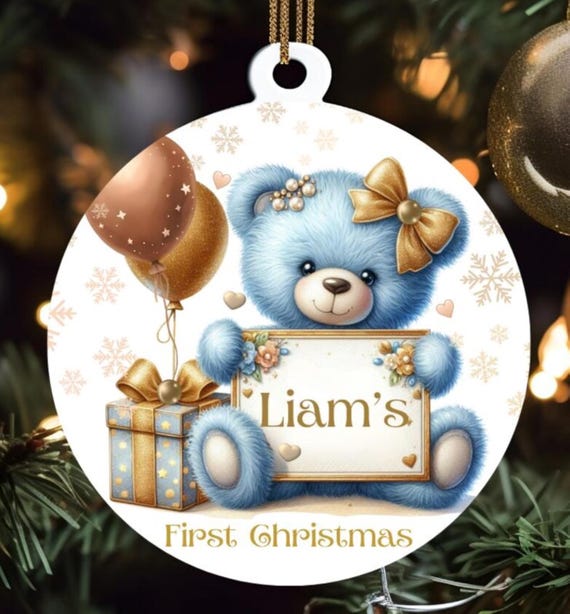 Baby's First Christmas Ornament, Includes Gift Box, FAST SHIPPING!