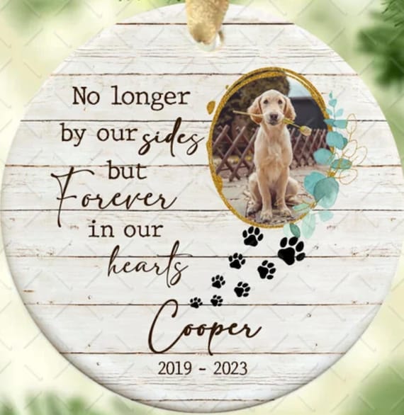 Personalized Dog Memorial Ornament, Includes Gift Box, FAST SHIPPING!