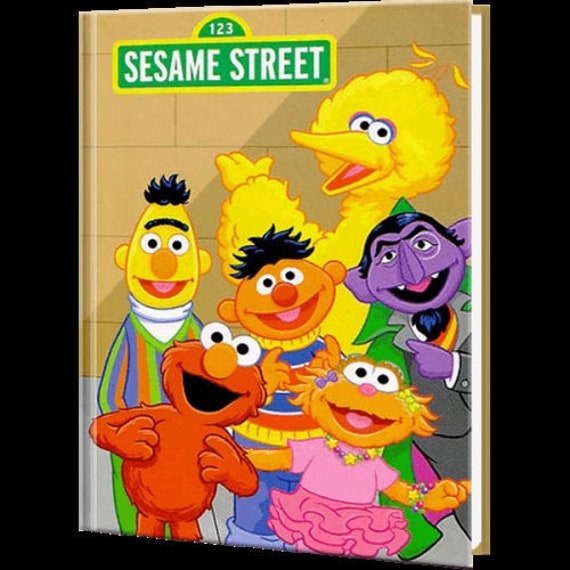 Clearance!  My Day On SESAME STREET  Personalized Book, Fast Shipping!