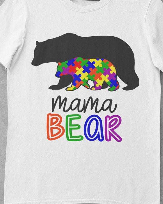 MAMA BEAR T-Shirt, Autism