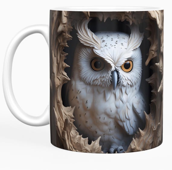 Cute Owl Mug, Standard 11-0z Mug, FAST SHIPPING!