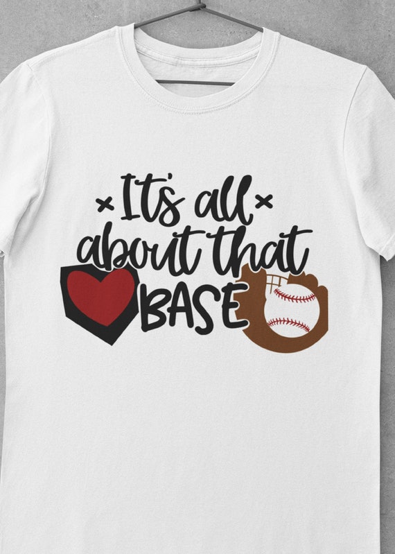 Fun Baseball T-Shirt, It's All About The Base, FAST SHIPPING!