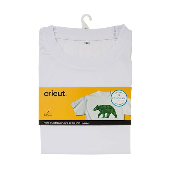 Cricut Mens' Blank T-Shirts - Great for Sublimation or Infusible Ink