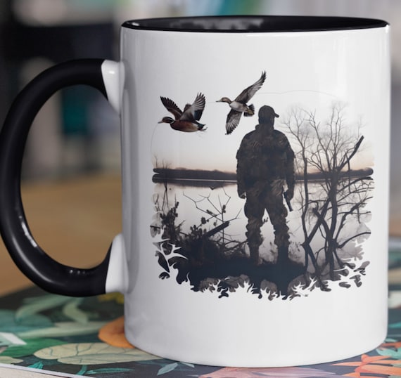 Duck Hunter Coffee Mug, Standard 11 oz mug, FAST SHIPPING!