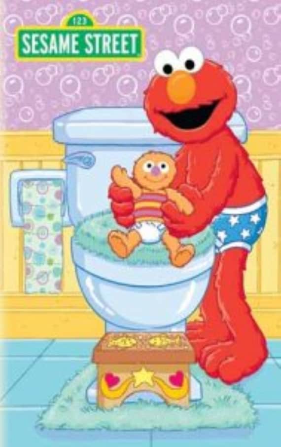 Clearance!  Sesame Street Bye Bye Diapers Personalized Book, Fast Shipping!
