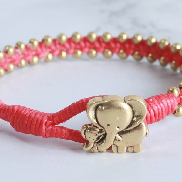 Elephant Gift Bracelet, Elephant Jewelry, Friendship Bracelet, Best Friends Forever Bracelet, Gift For Her, Birthday Gift, BRS