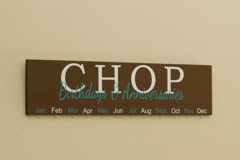 Download Family Birthday and Anniversary Board | Etsy