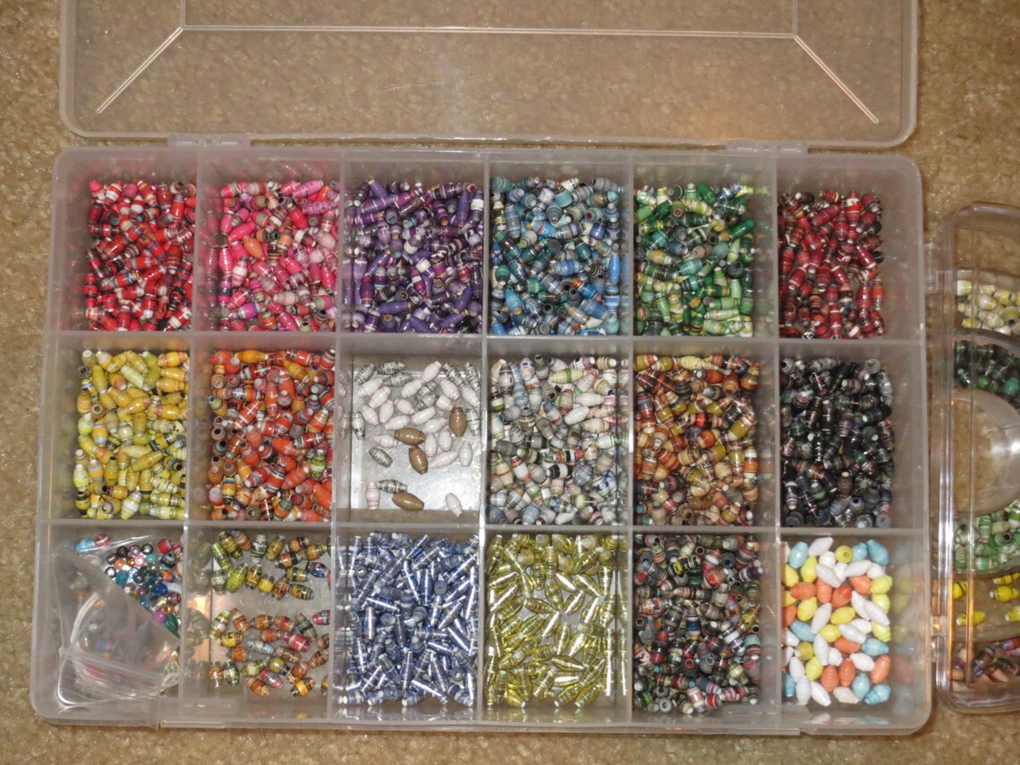 Paper Bead Rolling Tutorial. Learn How to Make Handmade Beads Etsy