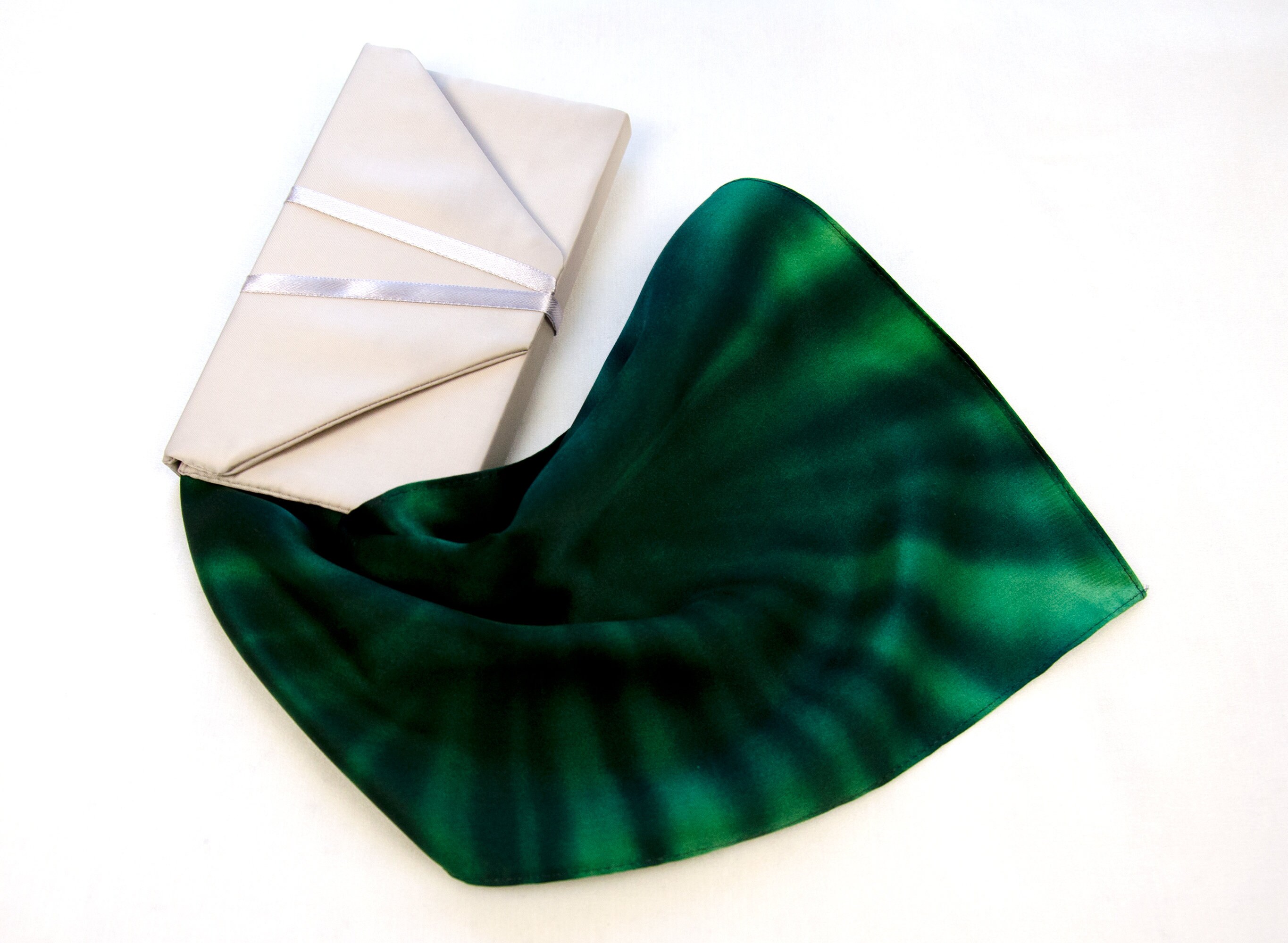 Emerald Green Satin Pocket Square Handkerchief Wedding Mens Etsy UK