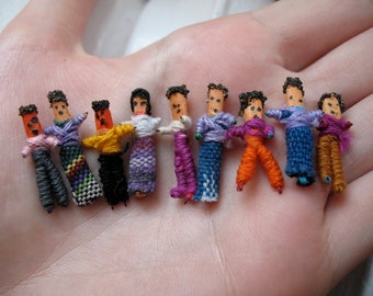 50 Sm individuelle Guatemala-Sorgenpuppen zum Basteln