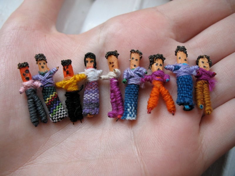 Worry Dolls in Pouch, si11-01