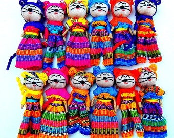 Sorgen Katze Puppe mit Kleidung Bastelbedarf